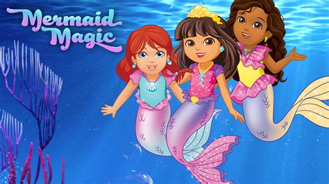 dora and friends mermaid|dora transforms into a mermaid.